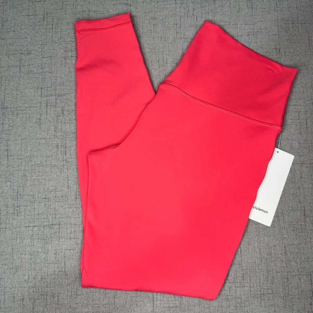 Lululemon Align High Rise Pant Leggings 28” Glazed Pink Size 14 NWT